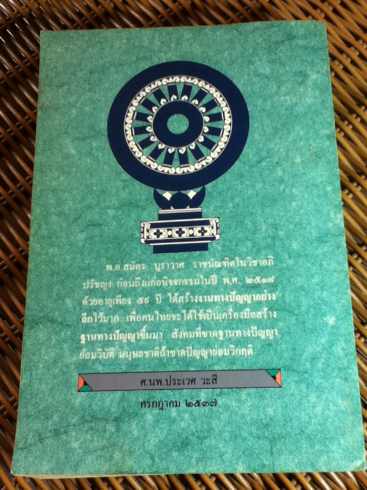 ปัญญา: จุดกำเนิดและกระบวนการพัฒนาทางปัญญาของมนุษยชาติ/ สมัคร บุราวาศ
