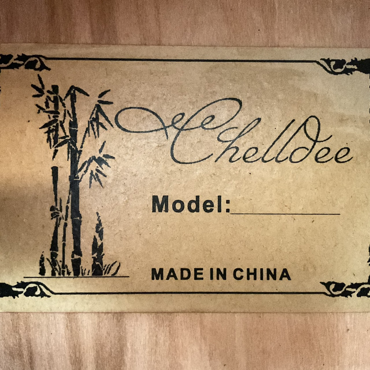 กีต้าร์โปร่ง Chelldee