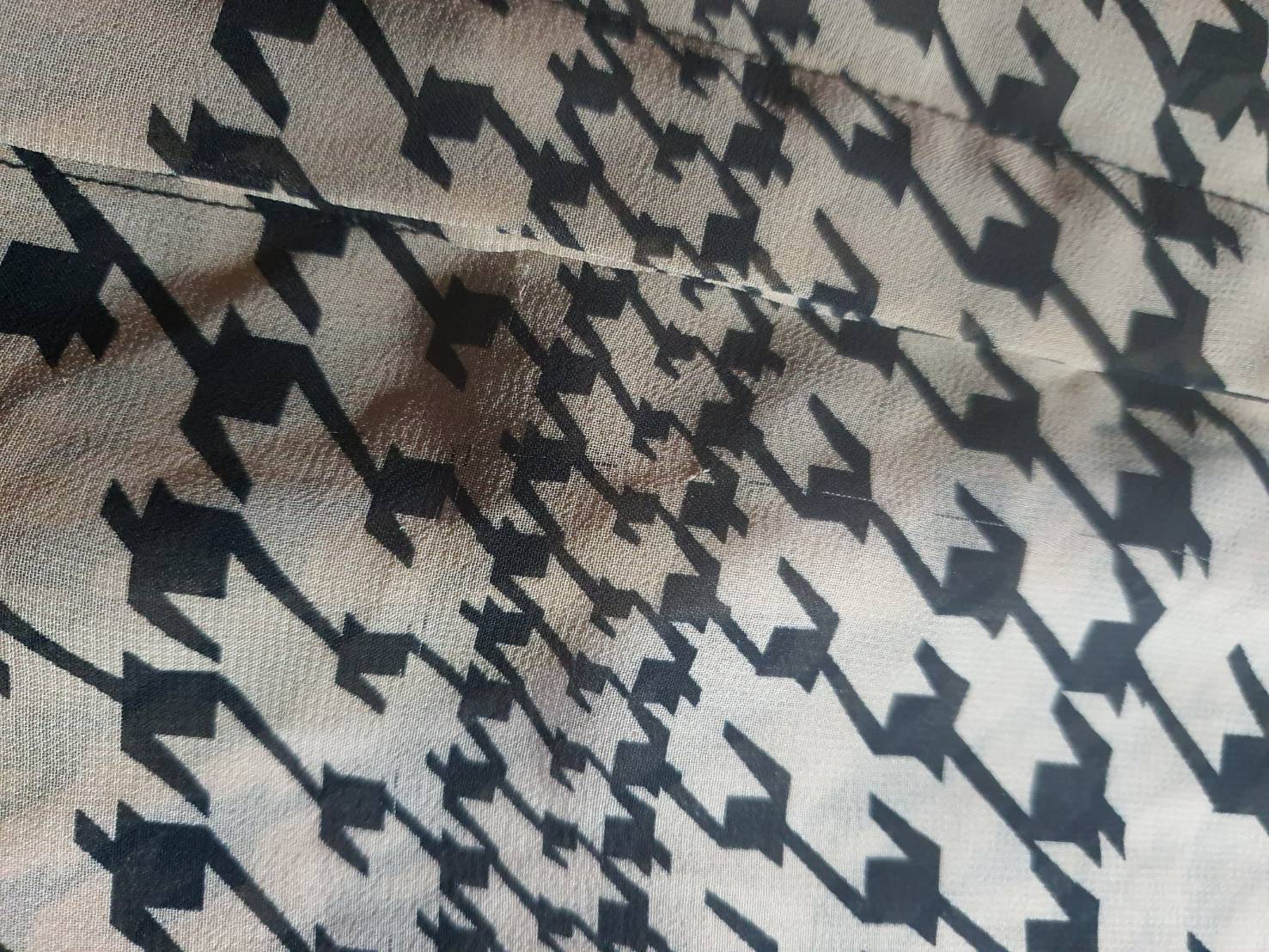 FF06734 เสื้อชีฟอง สีน้ตาล มือสอง zara อก 34 นิ้ว
