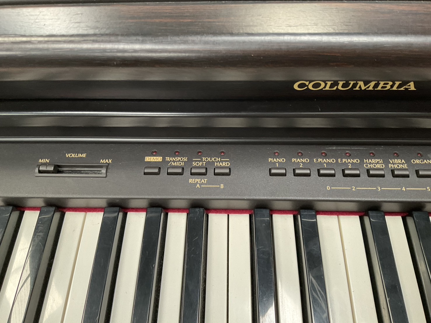 เปียโน COLUMBIA : EP-125J สินค้าไม่พร้อมใช้งาน (ต้องซ่อม)