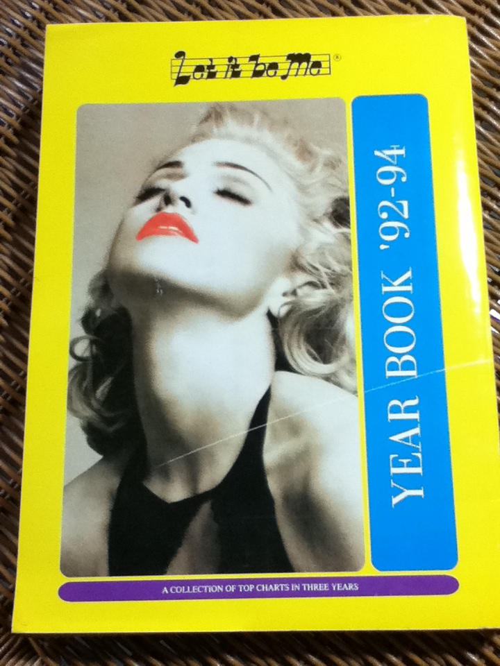 Let it be me YEAR BOOK '92-94 หนังสือรวมเพลงสากลยอดฮิตพร้อมคอร์ดกีต้าร์