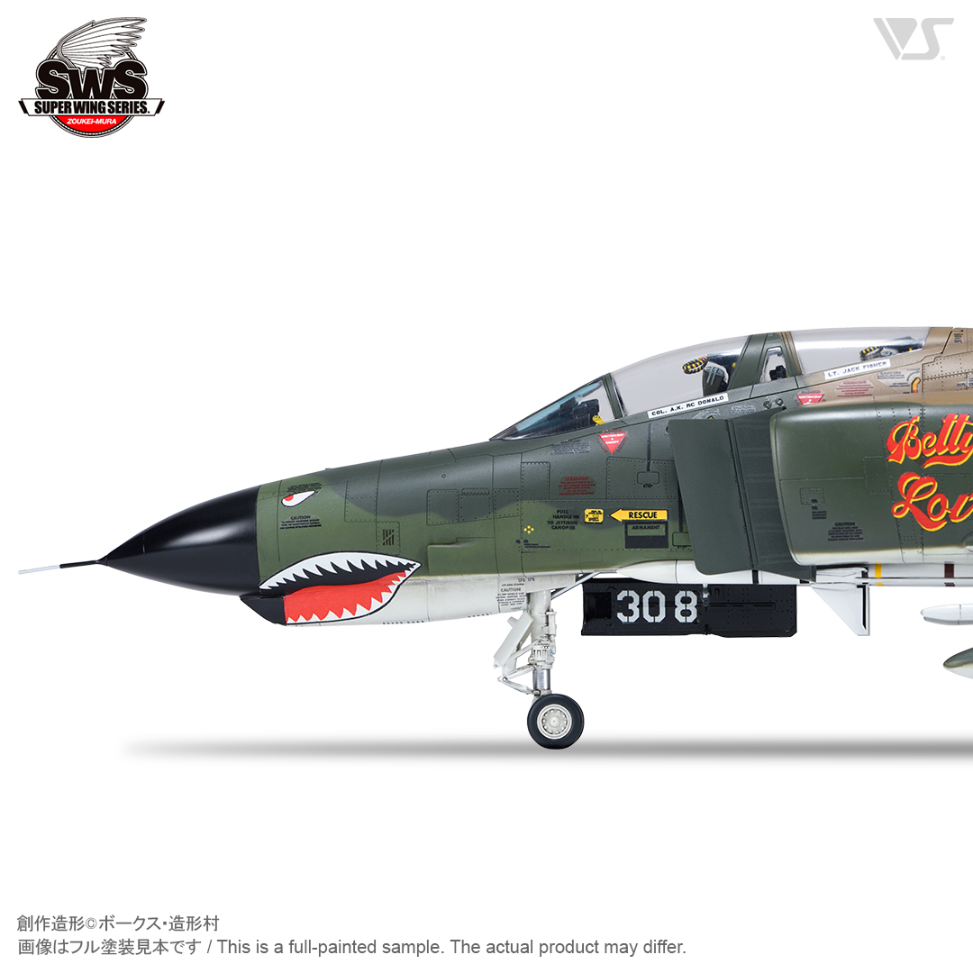 โมเดลเครื่องบิน Zoukei-Mura SWS 1/48 No.10 F-4E Early PHANTOM II
