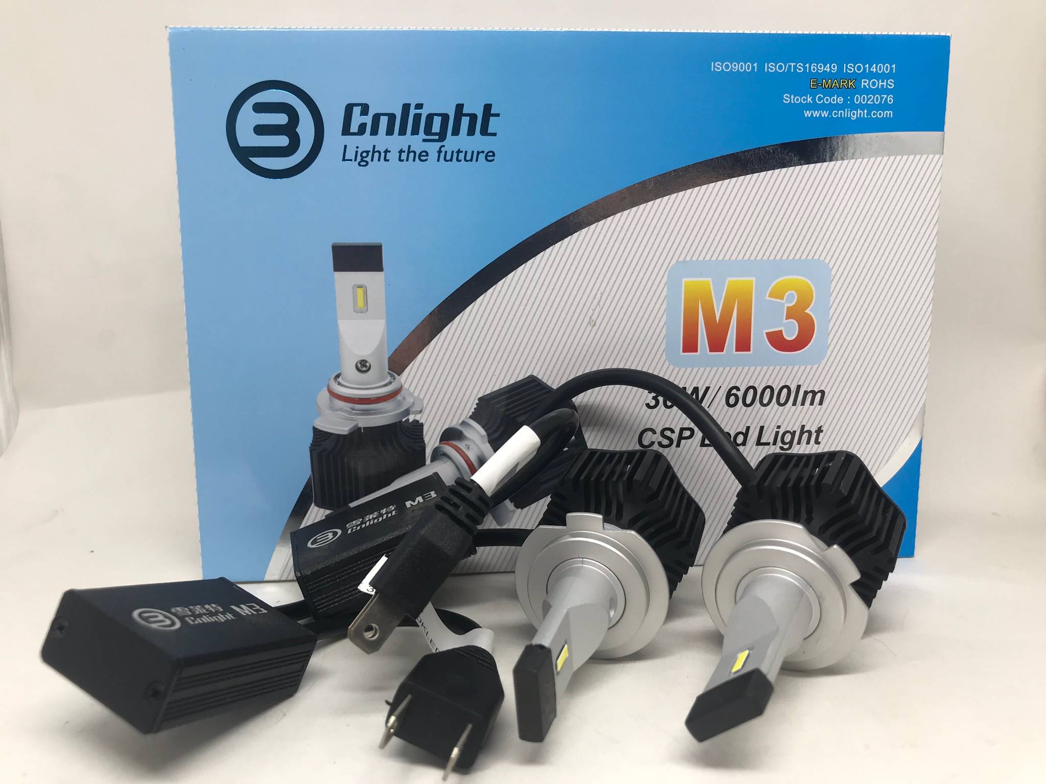 LED-CNlight M3 (ขั้วหลอดH1 H7 H11 9005 9006 9012)