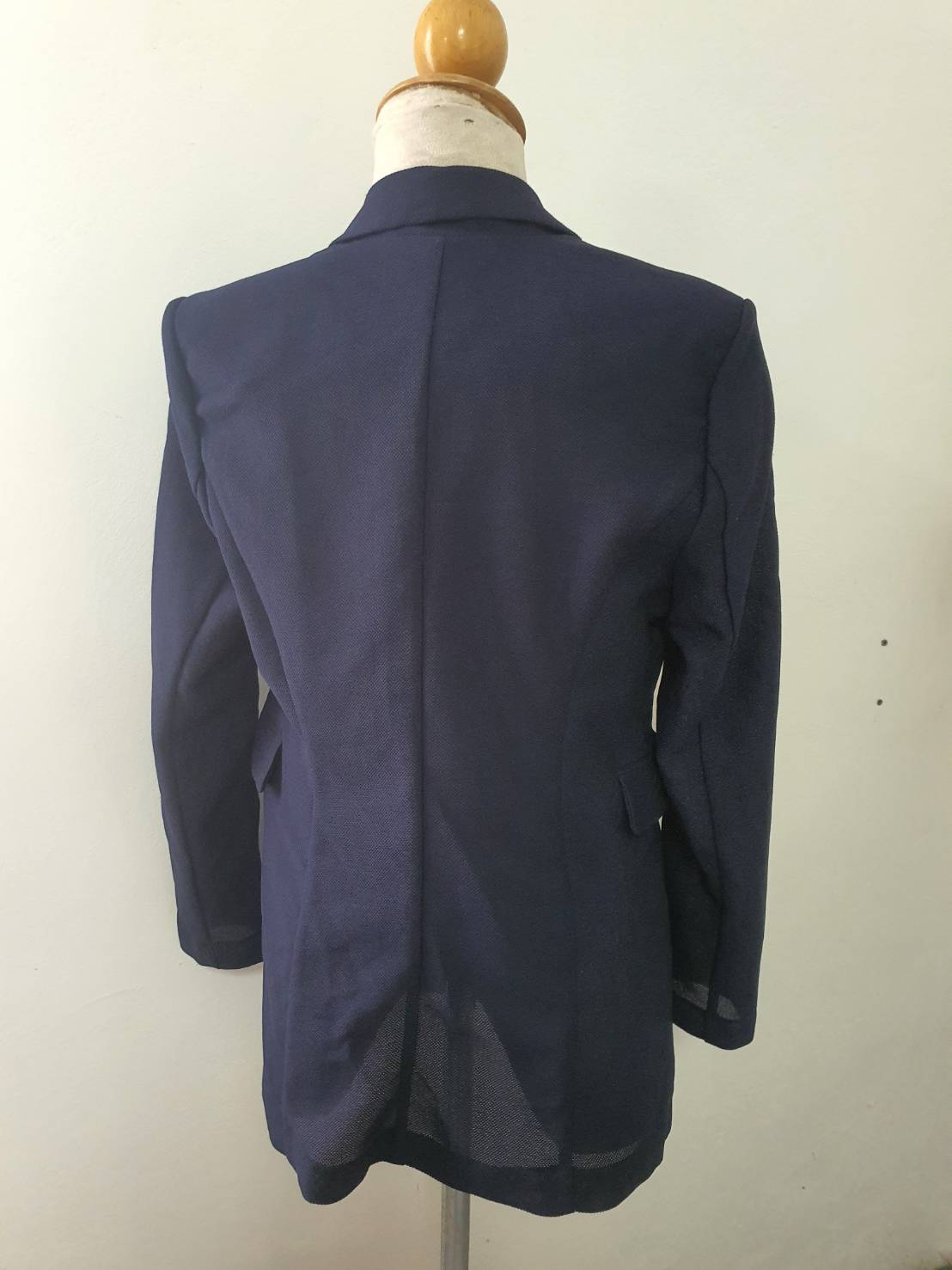 FF06236 เสื้อสูท สีน้ำเงินกรมท่า มือสอง แบรนด์ creatore อก .34 นิ้ว