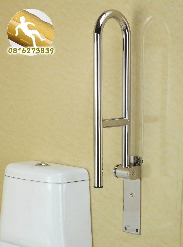 ราว ห้องน้ำ แบบยกขึ้น -ลง แสตนเลส 60 cm