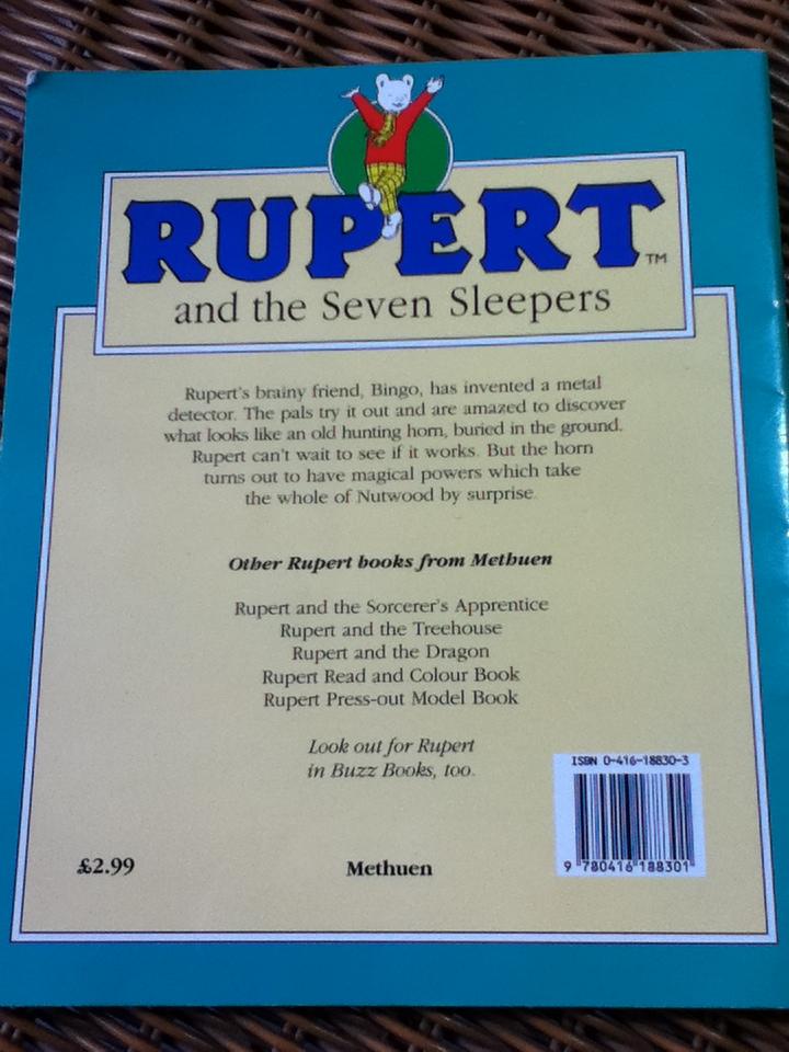 RUPERT and the Seven Sleepers/ lan Robinson