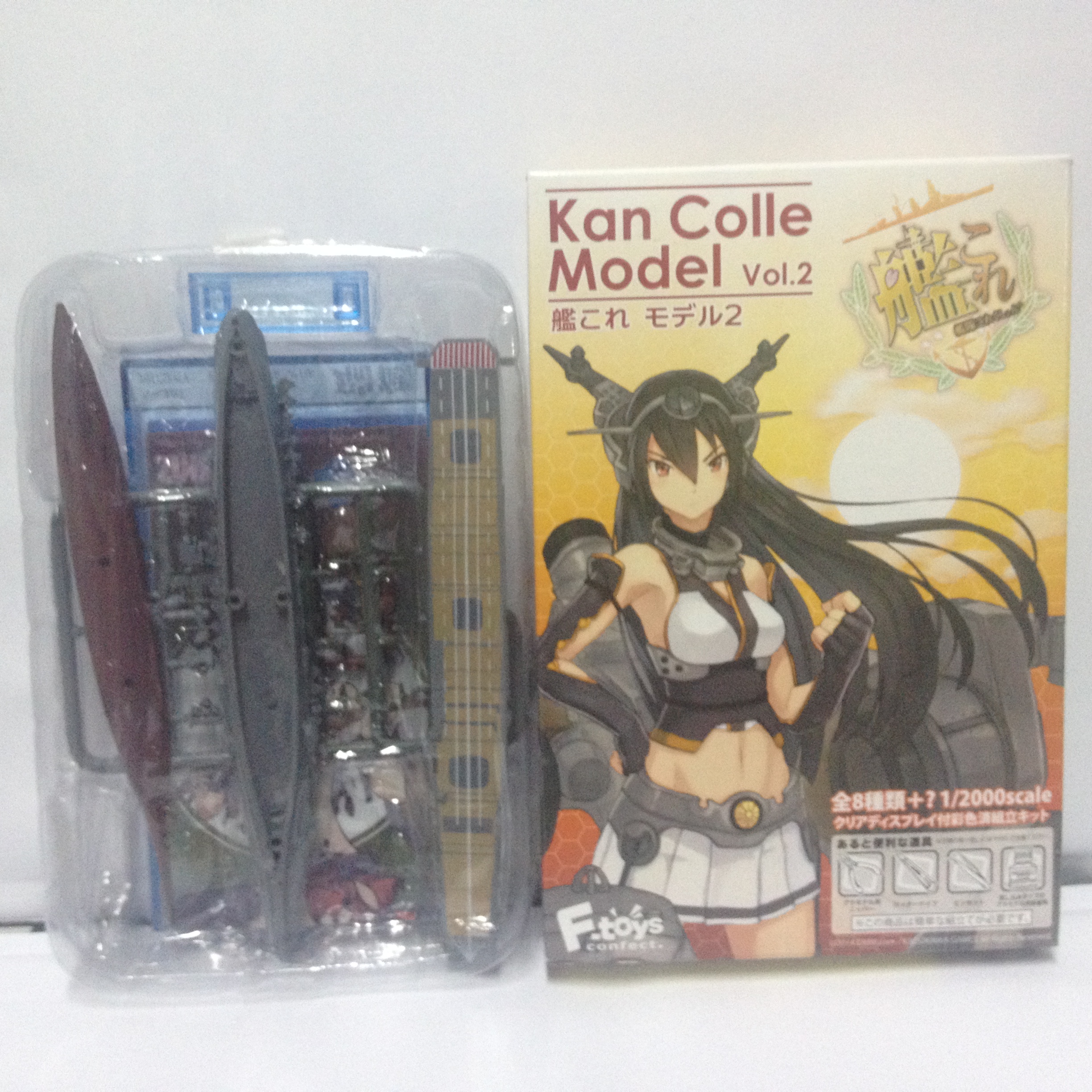 โมเดลเรือรบจำลองขนาด 1:2000 เอฟทอย ชุดคานโคเระ คอลเลคชั่น ชุดที่ 2 (1/2000 F-toys Kan Colle Collection Vol.2 - #7 IJN Aircraft Carrier ZUKAKU)