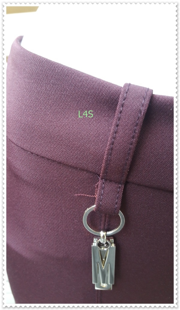 FF06015 -กางเกงผ้า สีม่วง แบรนด์เนม ,มือสอง MNG "เอว 28 นิ้ว"