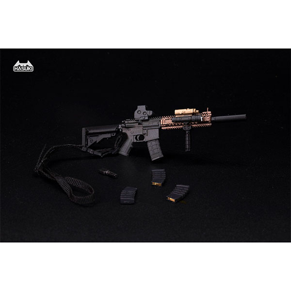 WM-04B Assault Rifle Set Black 1/12 Action Figure Complete Model Option Part(Pre-order)