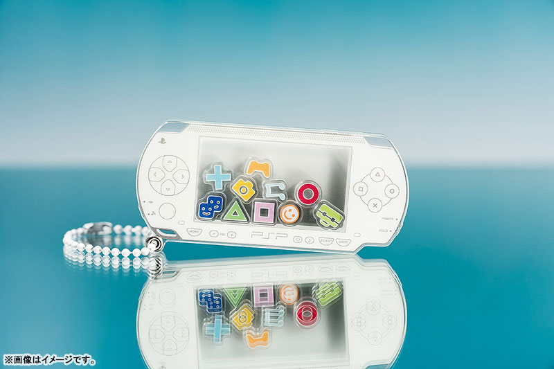 PSP (PlayStation Portable) Rattle Acrylic Keychain: White Ver.(Pre-order)