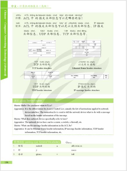 แบบเรียนภาษาจีนคอมพิวเตอร์ Chinese + Computer Networking Technology (ระดับสูง) 中文+计算机网络技术 (高级) Chinese + Computer Networking Technology (Advanced) Textbook