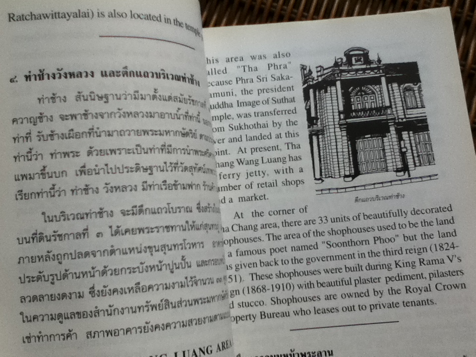 คู่มือเดินชมเมือง ชุดเกาะรัตนโกสินทร์ (2ภาษาไทย-อังกฤษ)/ ดร.ยงธนิศร์ พิมลเสถียร
