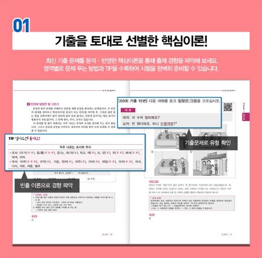 หนังสือเตรียมสอบ TOPIK 1 (2020) + MP3 한국어능력시험 TOPIK 1(토픽I) 한 번에 통과하기(2020) 토픽 1 초급 + MP3 Korean Proficiency Test TOPIK Passing 1 (TOPIK I) at Once (2020) TOPIK 1 Beginner + MP3
