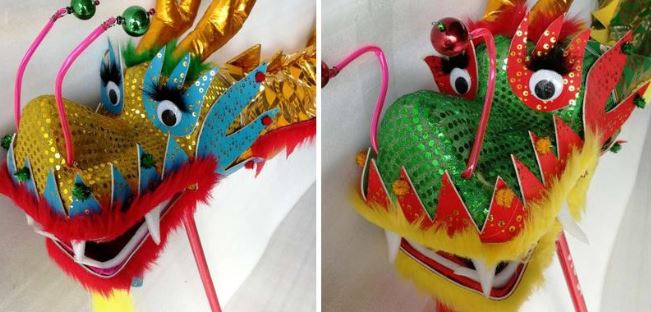 เชิดมังกร การแสดงเชิดมังกร สำหรับเด็กเล็กน้ำหนักเบา 舞龙道具儿童九节龙 Dragon Dance Props Children's Nine Dragons