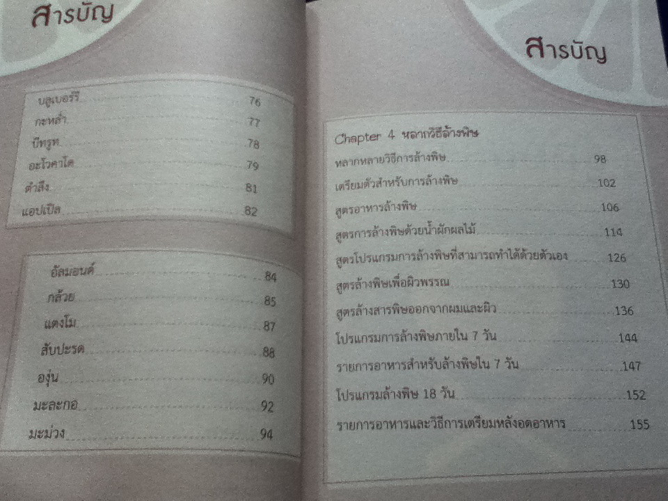 อาหารล้างพิษพิชิตสุขภาพดี