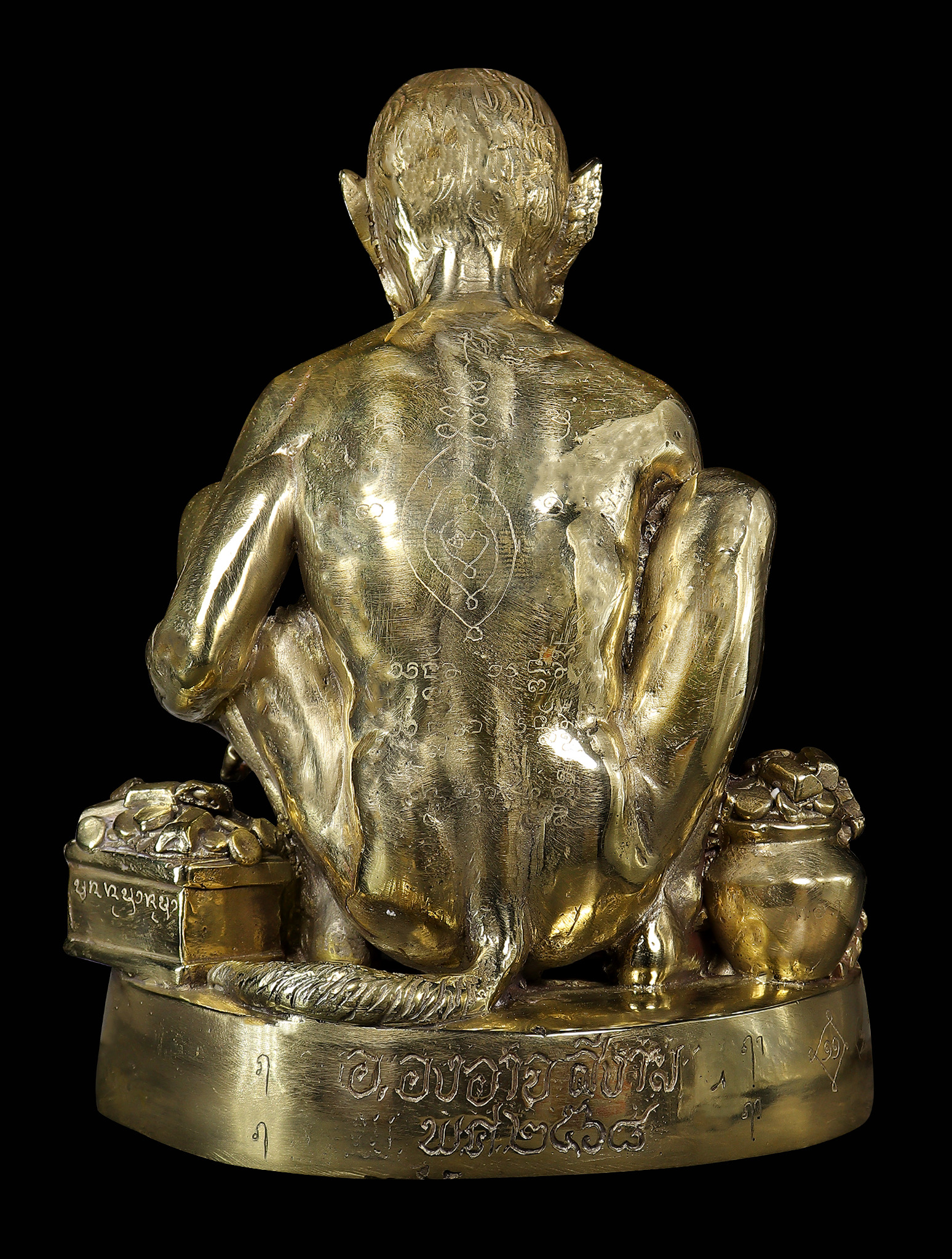 พ่อครูเสน่ห์หน้าหมา (ขนาดบูชา) Delightful Dog-Faced Guru. (altar-sized statue) SKU-03884