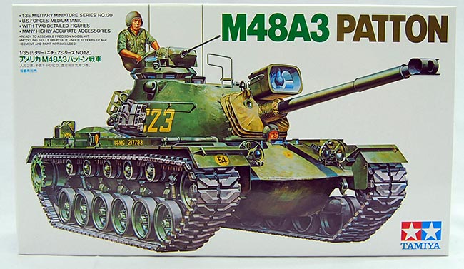 โมเดลรถถังทามิย่า ขนาด 1/35 Tamiya TA35120 US M48A3 Patton Tank
