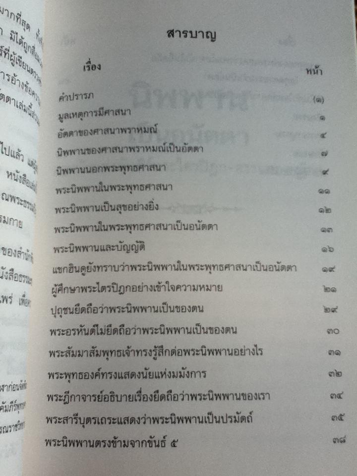 นิพพานเป็นอนัตตา ตามนัยแห่งคัมภีร์พระไตรปิฏก-อรรถกถา-ฎีกา/ รังษี สุทนต์