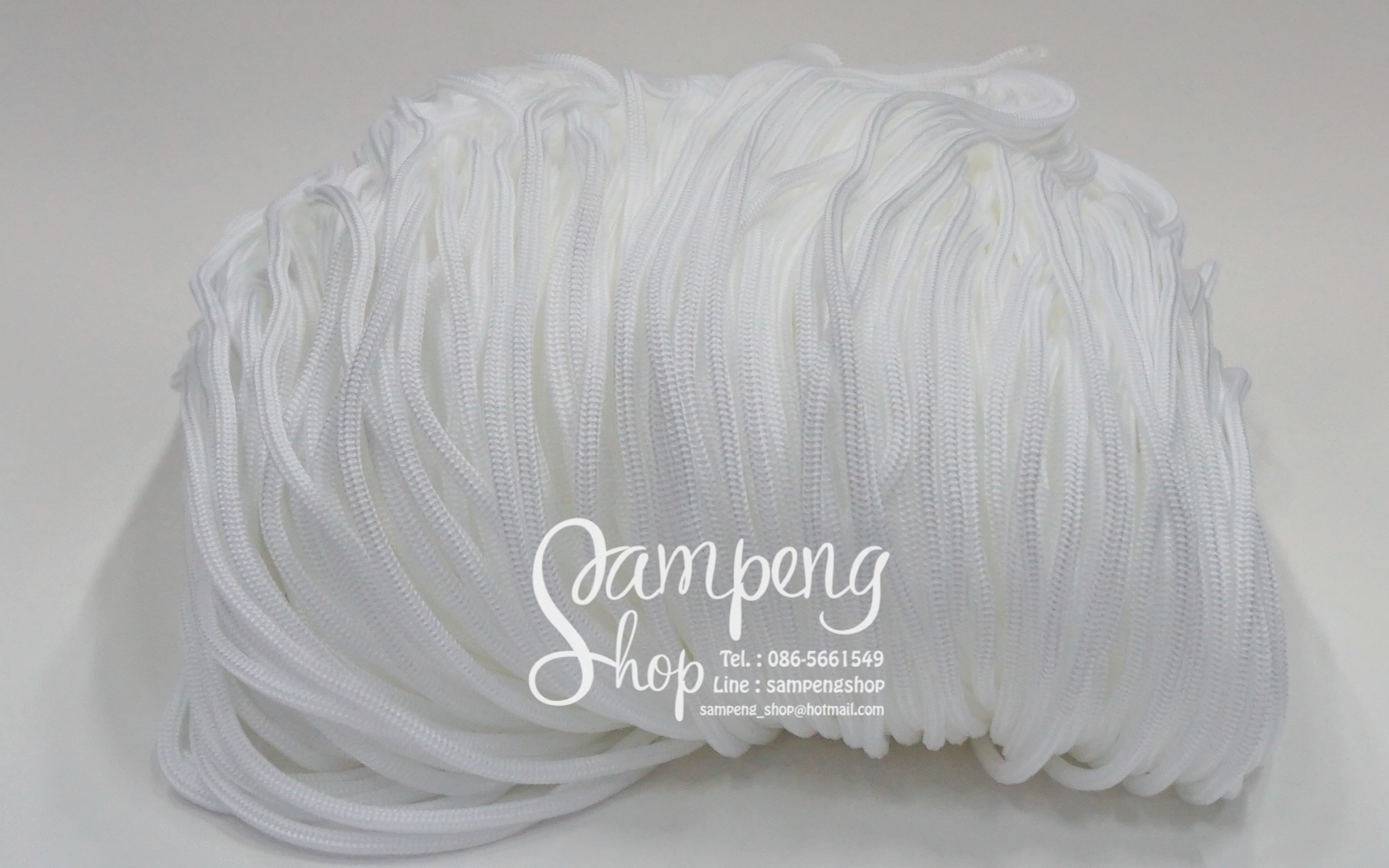 เชือกร่ม P.P. #10 สีขาว (10เมตร)