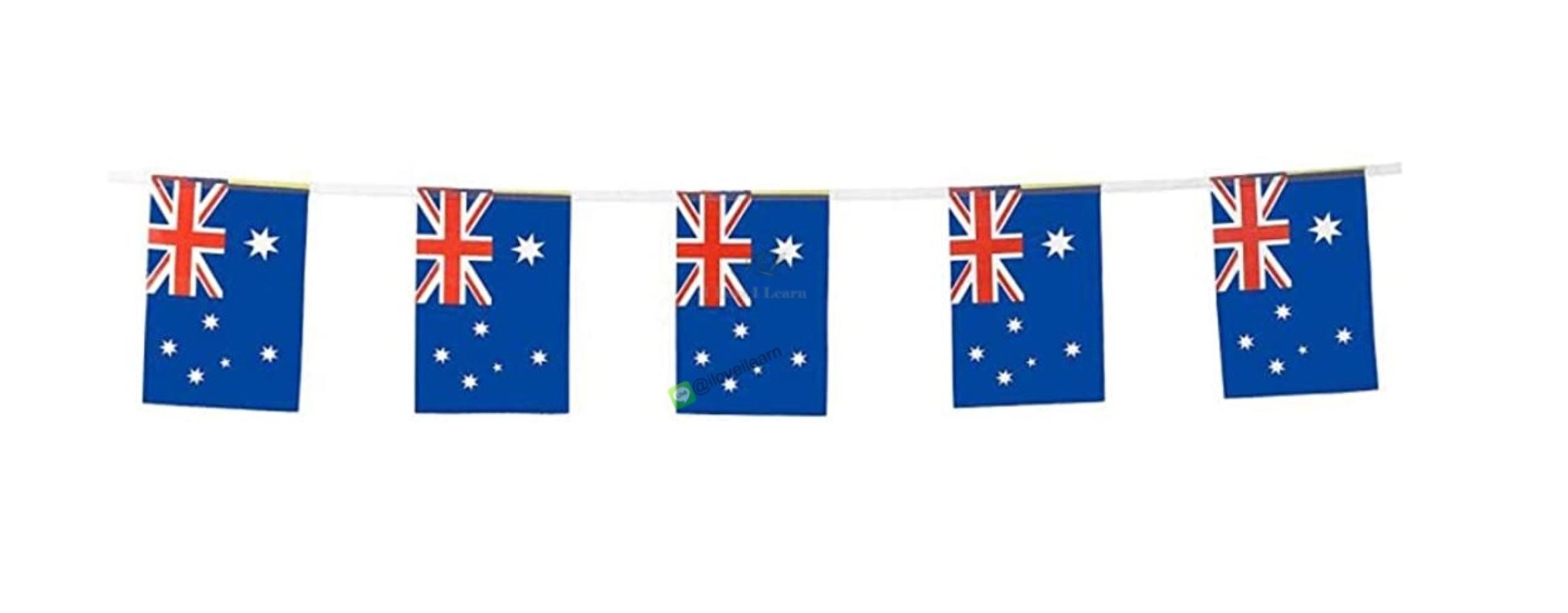 ธงชาติออสเตรเลีย (ธงราวออสเตรเลีย) Australia Flag Small Flag Decoration Australia Small Flag ธงชาติประเทศออสเตรเลีย สำหรับประดับตกแต่งในงาน ตกแต่งสถานที่ ราคาถูก