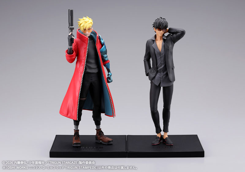 OSHI WORKS TRIGUN STAMPEDE Nicholas D. Wolfwood TRIGUN STAMPEDE 1/8 Complete Figure(Pre-order)