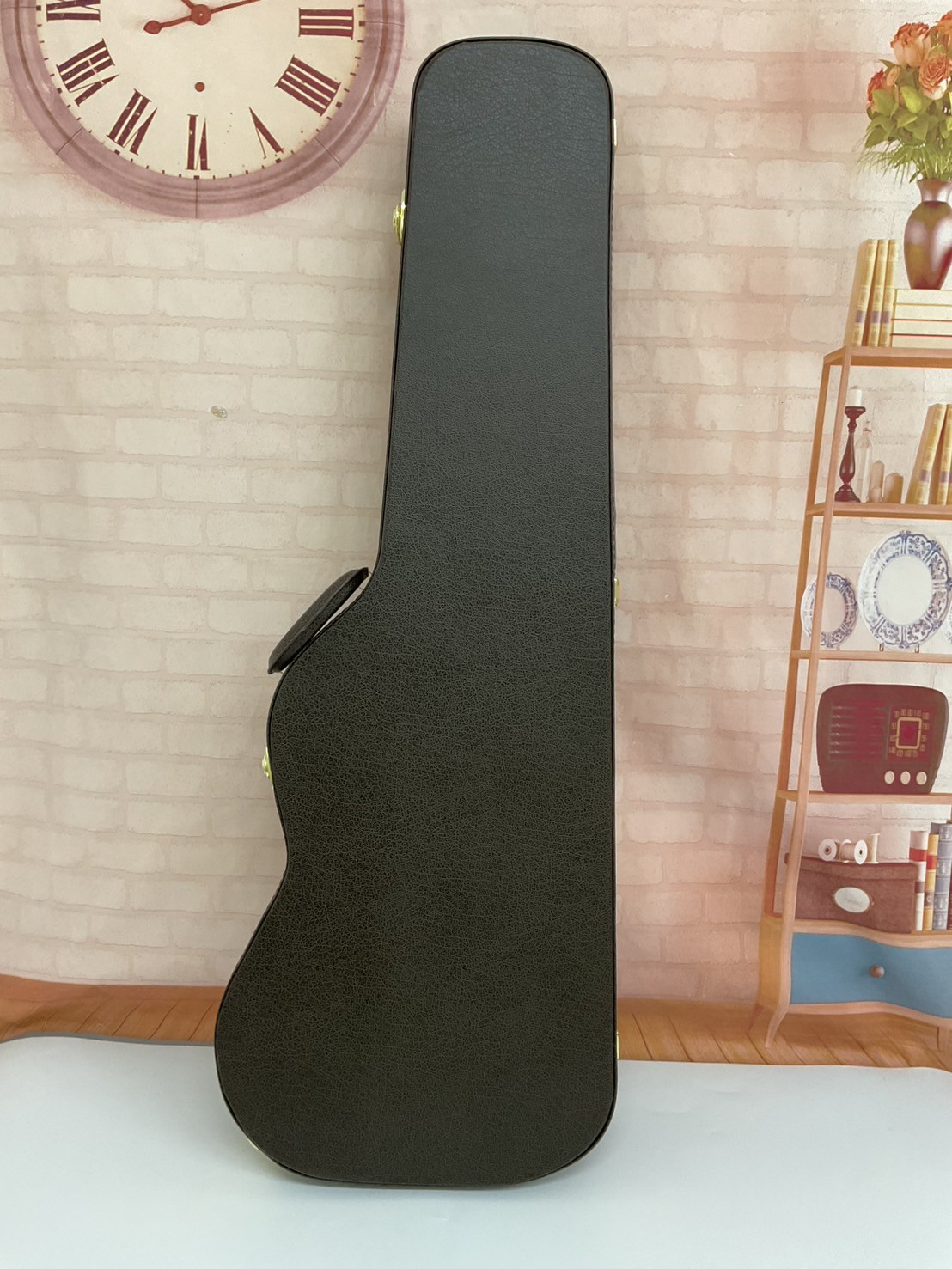 กล่องเคสกีต้าร์ไฟฟ้า (ใส่ได้ทุกทรง SD,LP,TL,SG) สีน้ำตาล