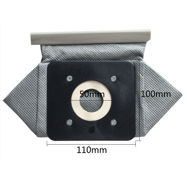 DB0017 ถุงเก็บฝุ่น ขนาดแปลน 110x100 มม. เส้นผ่านศูนย์กลาง 50 มม.