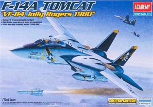 โมเดลเครื่องบินจำลอง Academy ขนาด 1/72 AC12426 F-14 Tomcat "Jelly Roger"