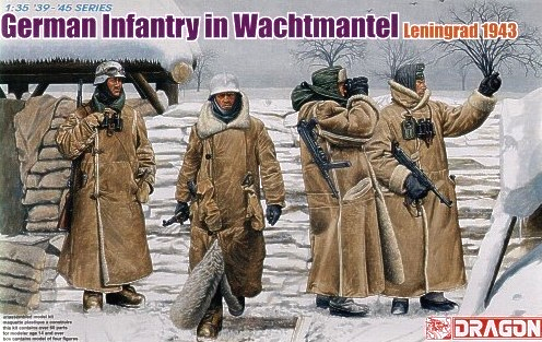 โมเดลฟิกเกอร์ Dragon Models 1/35 DGM6518 German Infantry In Wachtmantel