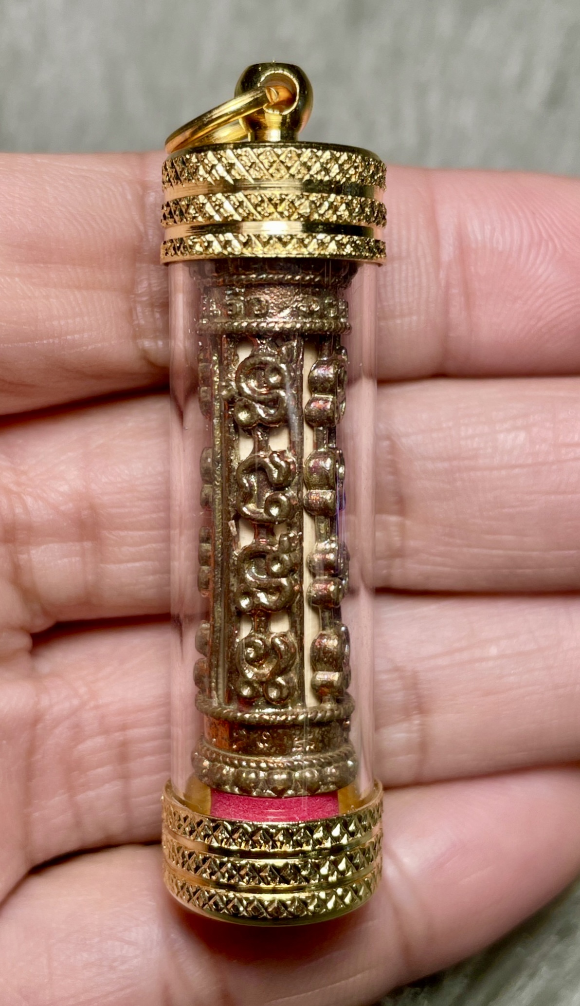 ตะกรุดหล่อแก้วมณีโชติ (ทองเแดง) Kaew Maneechot Takrud (Copper) SKU-02059