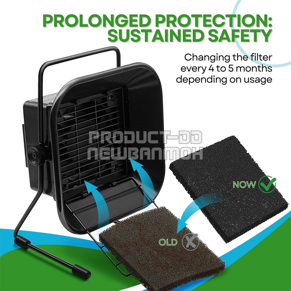 A1001 แผ่นกรองเครื่องดูดควันตะกั่ว (Smoke Absorber Filter) สำหรับเครื่อง 493, FA-400