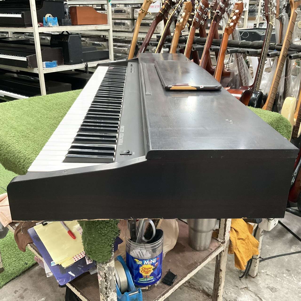 เปียโน COLUMBIA : EP-260 สินค้าไม่พร้อมใช้งาน (ต้องซ่อม)