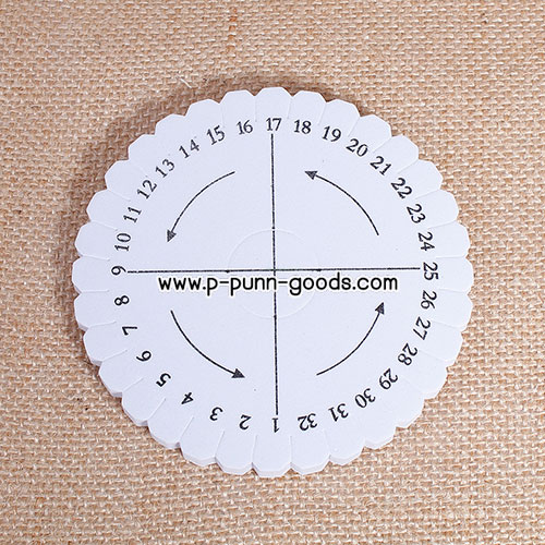 แผ่นถักเชือกกลม 10.3 ซม. (Braiding Disc)