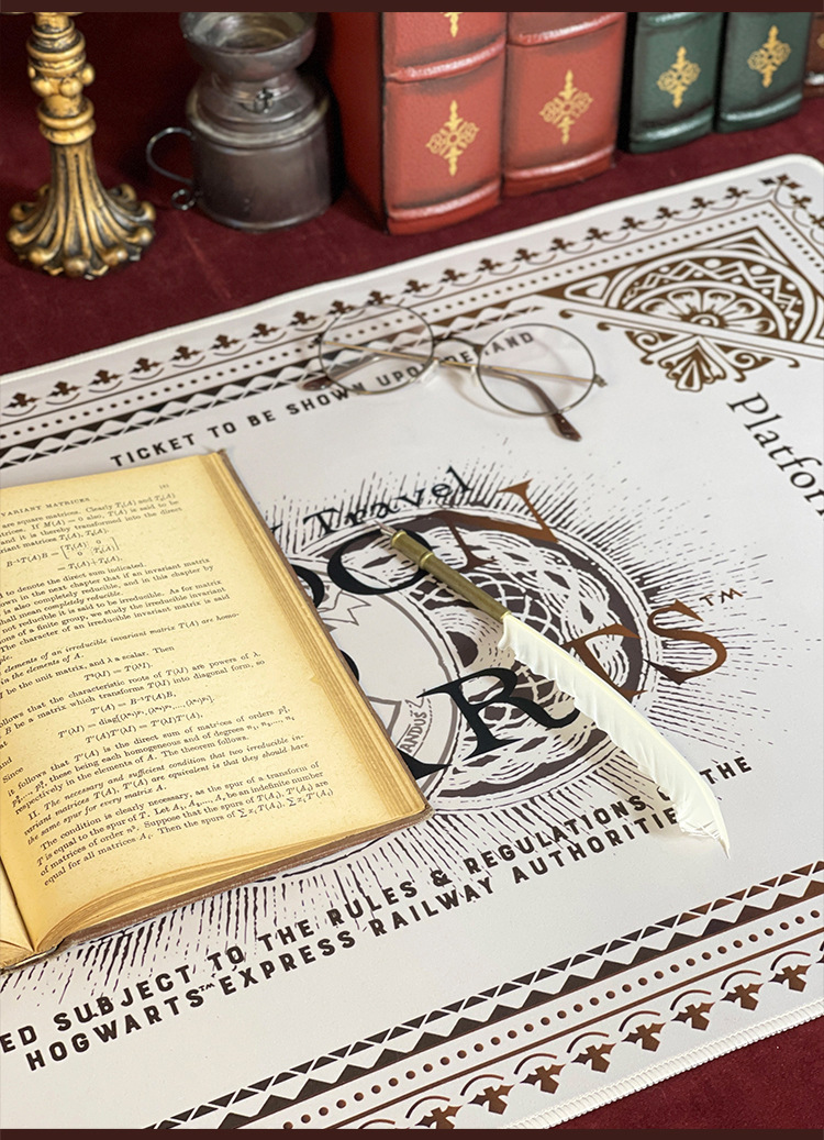 [Pre-Order] Harry Potter Hogwarts Express Train Ticket Desk Mat แผ่นรองโต๊ะ