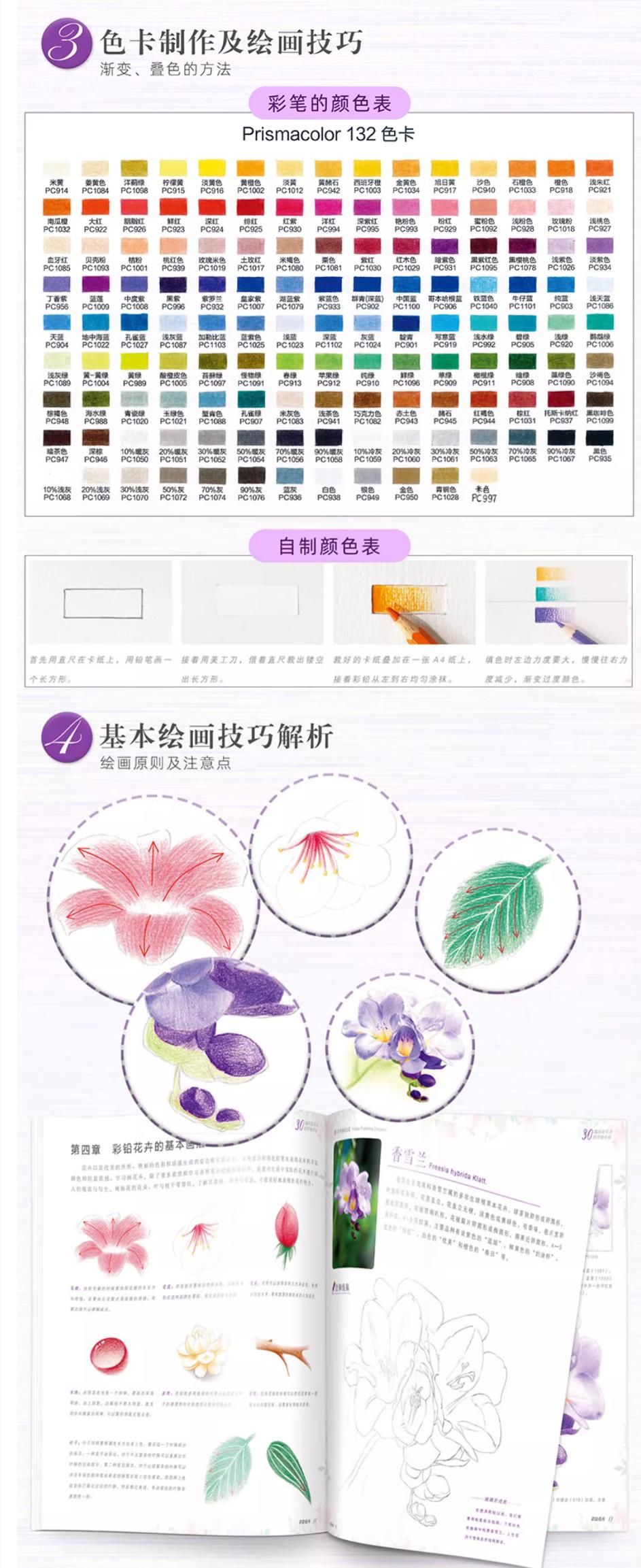 (Pre-order) หนังสือสอนระบายสีไม้ภาพดอกไม้