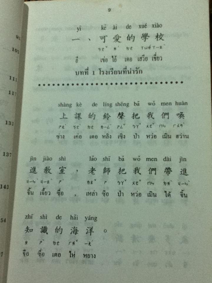ภาษาจีน5/ รุ่ง เรืองอักษร