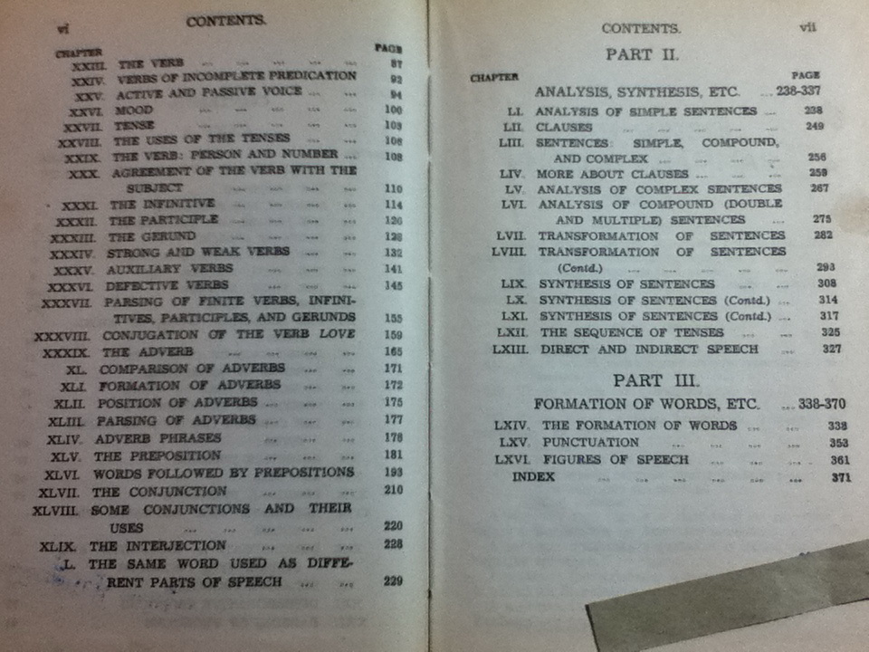 HIGH SCHOOL ENGLISH GRAMMAR/ P.C. WHEN, M.A. (Oxon.)