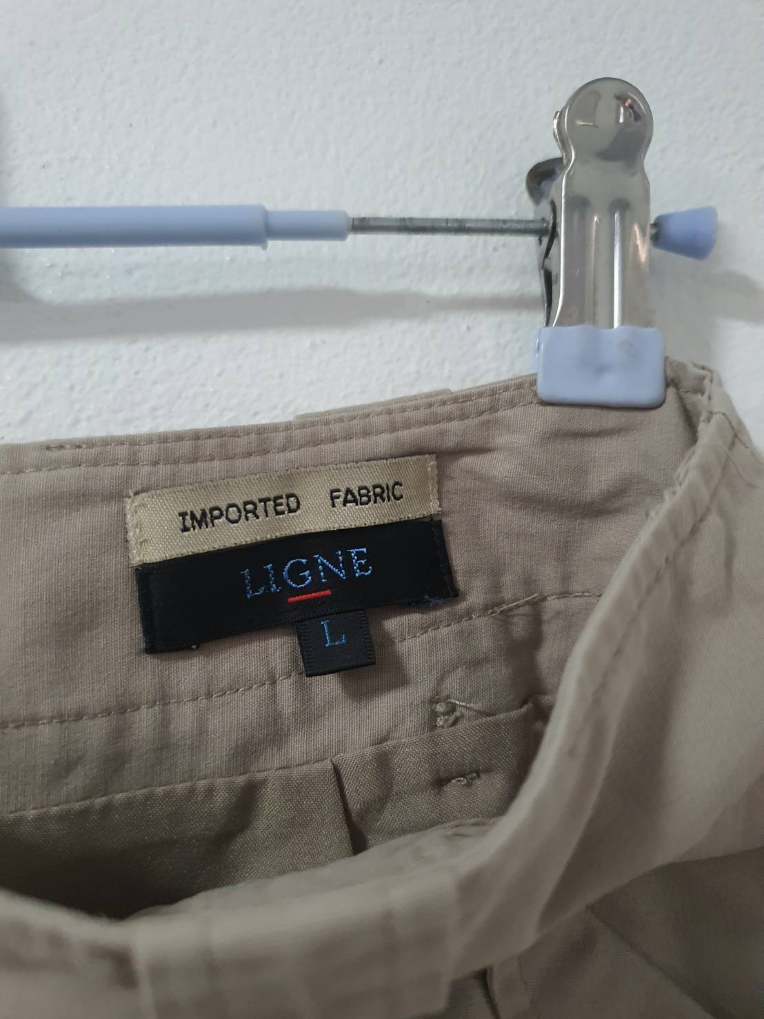 FF06322 กระโปรงสั้น สีเทา แบรนด์ LIGNE เอว 28 นิ้ว