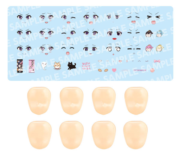 Sousai Shoujo Teien CUSTOMIZED FACE & DECAL SET Vol.7 [DESIGNED BY RAGUHONOERIKA FOR MADOKA YUKI B](Pre-order)