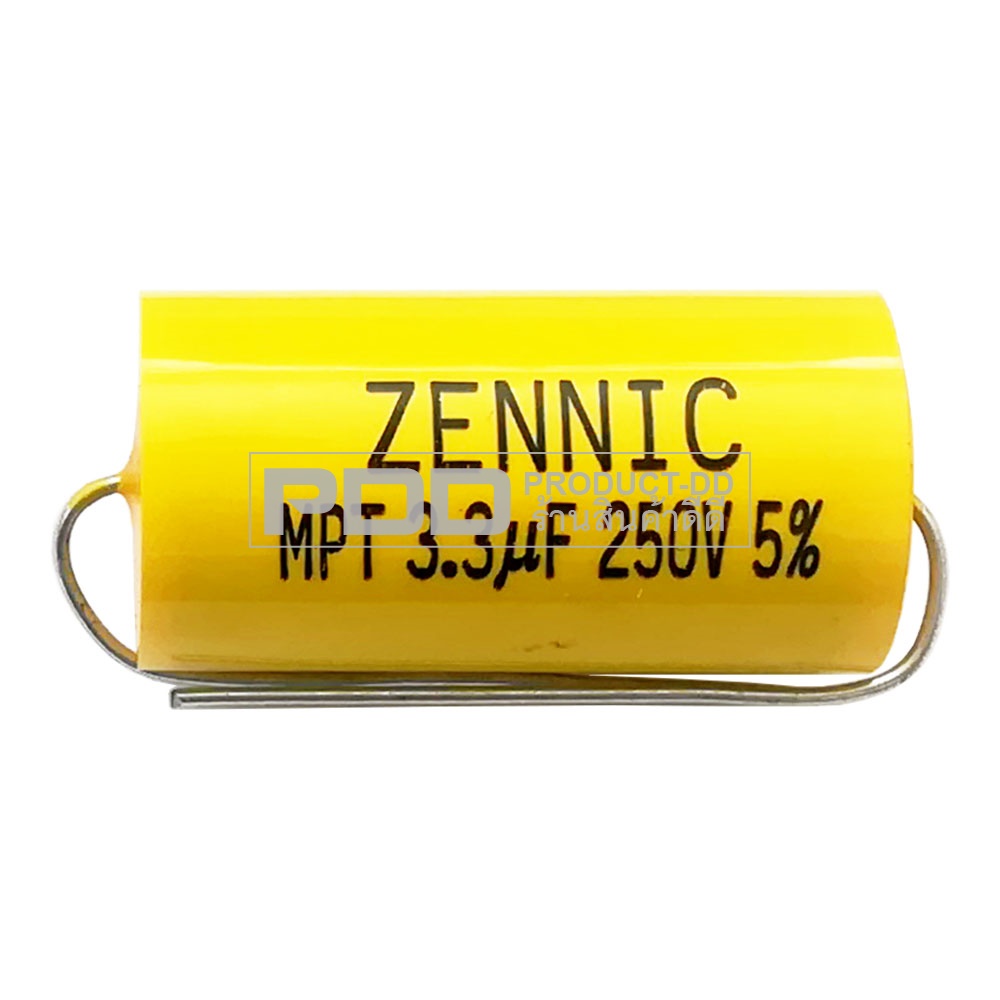 C เสียงแหลม ZENNIC MPT 3.3uF 100V 5% คาปาซิเตอร์ Capacitor คอนเดนเซอร์ Condenser