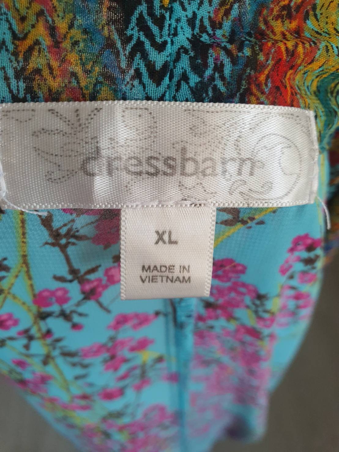 FF05585 เสือผ้าคลุมแฟชั่น ชีฟอง มือสอง แบรนด์ dressbarn ไซส์ XL