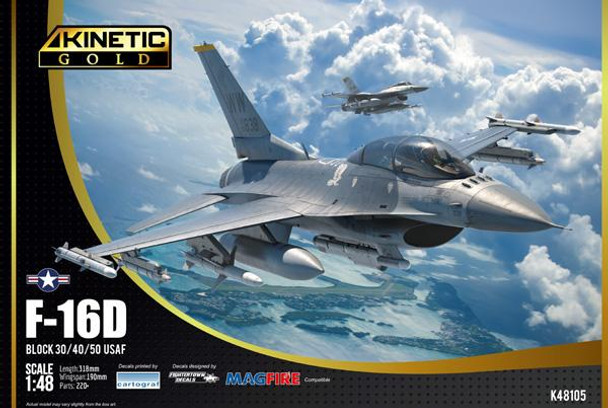 KI-K48105 Kinetic 1/48 F-16C F-16D Block 30/40/50 USAF