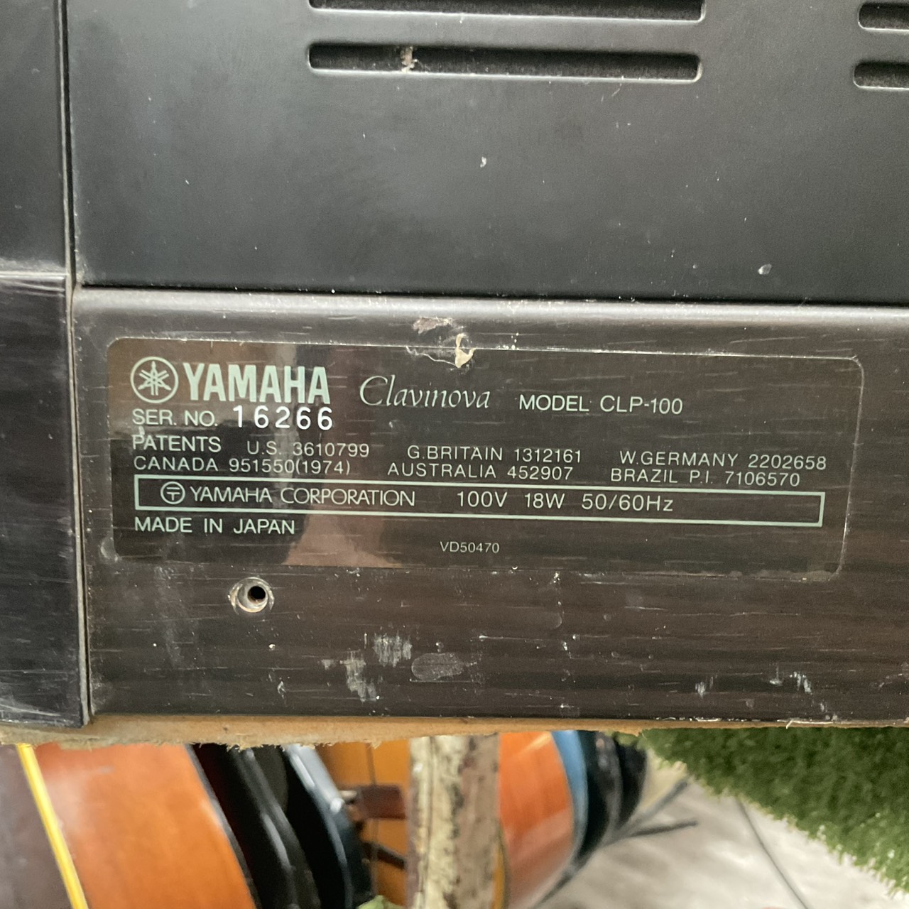 เปียโน YAMAHA : CLP-100 สินค้าไม่พร้อมใช้งาน (ต้องซ่อม)