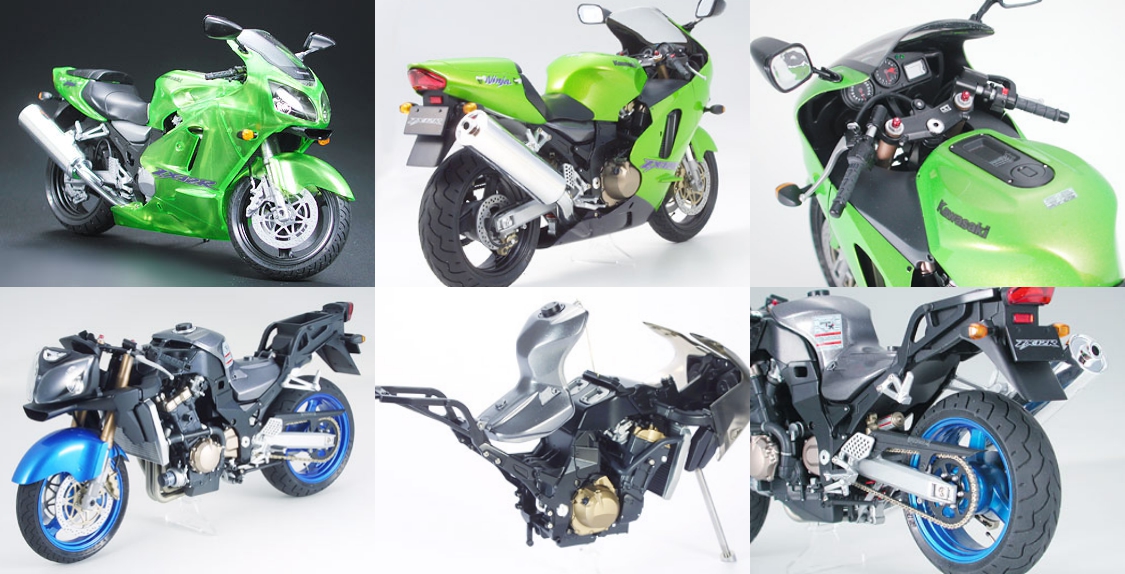 โมเดลมอเตอร์ไซด์ทามิย่า ขนาด 1/12 Tamiya TA14084 Kawasaki Ninja ZX-12R
