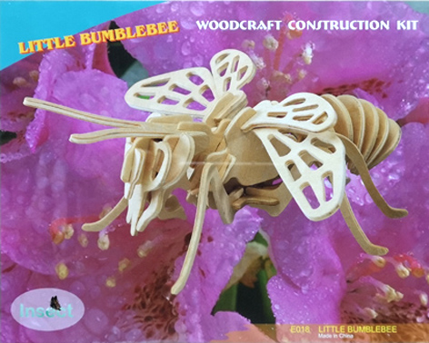 Dinokids3D ตัวต่อไม้ 3 มิติ ผึ่ง Bumblebee จิ๊กซอว์ไม้ โมเดลไม้ 3 มิติ