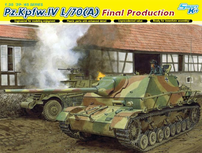 โมเดลรถถังจำลอง Dragon Models 1/35 DRA6784 Pz.Kpfw.IV L/70(A) Late
