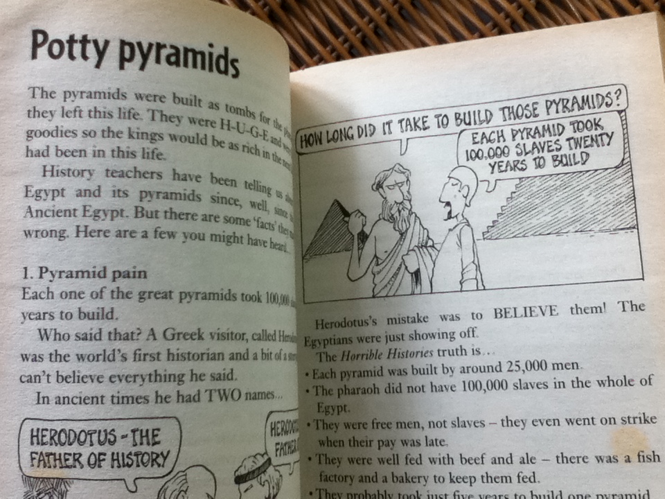 หนังสือชุด HORRIBLE HISTORIES 2 เล่ม Awful Egyptians และ The Awesome Egyptians/ Terry Deary