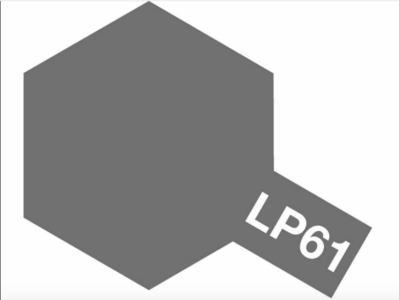 สีทาโมเดลสูตรแลคเกอร์ทามิย่า Tamiya Lacquer Painto LP-61 Metallic Gray
