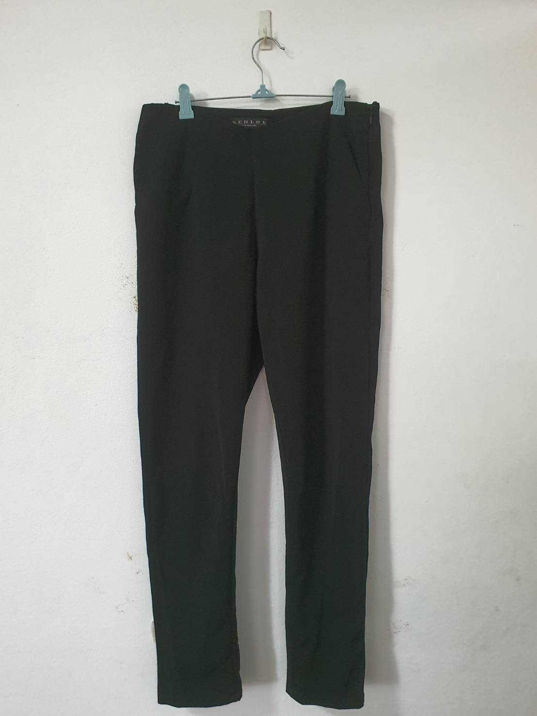 FF06359 กางเกงผ้ามือสอง สีดำ SIZE L เอว 29 นิ้ว