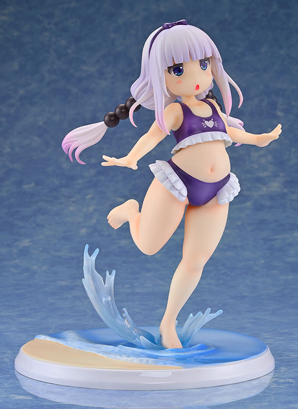 Miss Kobayashi's Dragon Maid Kanna Kamui: Excited to Wear a Swimsuit at Home Ver. (Purple) 1/6 Complete Figure(Pre-order)
